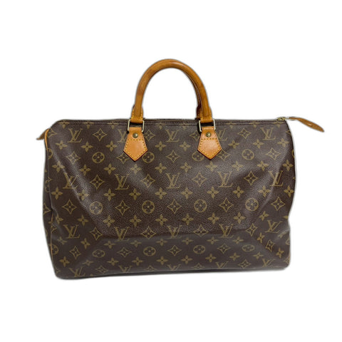 LOUIS VUITTON Speedy Handbag Brown WS31758