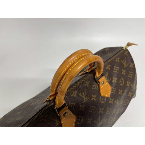 LOUIS VUITTON Speedy Handbag Brown WS31758