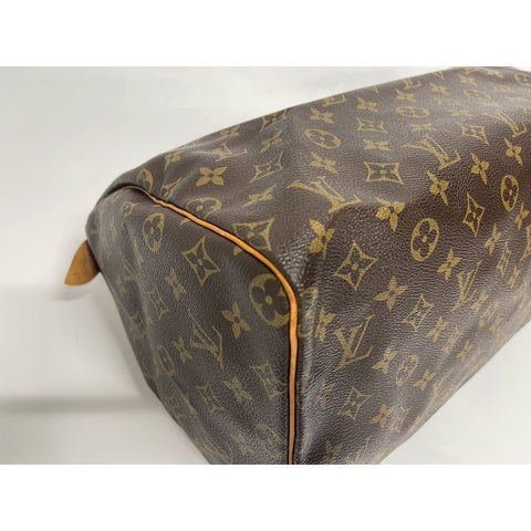 LOUIS VUITTON Speedy Handbag Brown WS31758