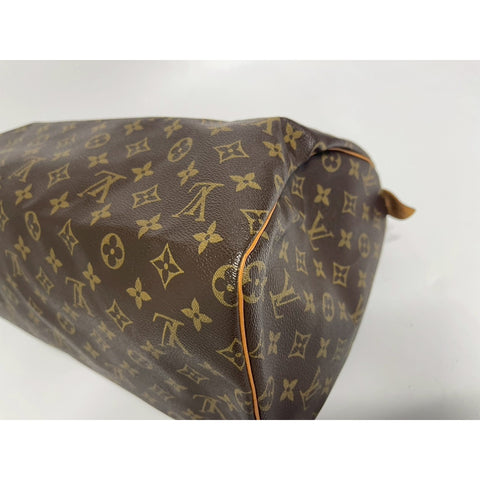 LOUIS VUITTON Speedy Handbag Brown WS31758