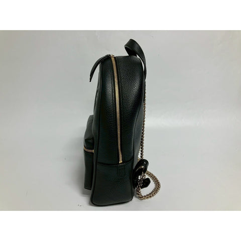 GUCCI Soho Shoulder Bag leather black WS31764