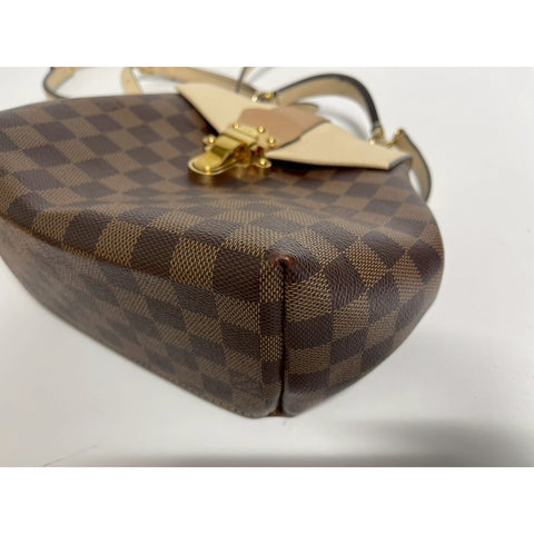 LOUIS VUITTON 2WAY Damier Handbag Brown WS31765