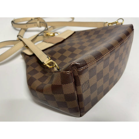 LOUIS VUITTON 2WAY Damier Handbag Brown WS31765