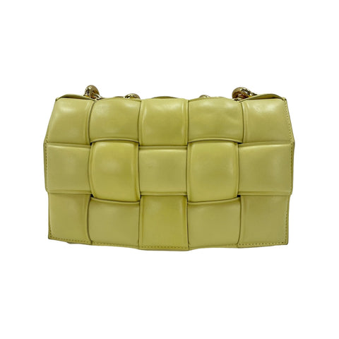 BOTTEGAVENETA The Chain Cassette Shoulder Bag yellow WS31771