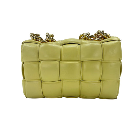 BOTTEGAVENETA The Chain Cassette Shoulder Bag yellow WS31771