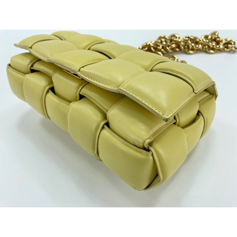 BOTTEGAVENETA The Chain Cassette Shoulder Bag yellow WS31771