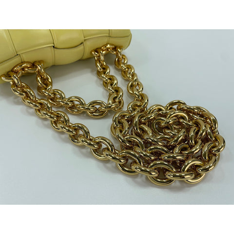 BOTTEGAVENETA The Chain Cassette Shoulder Bag yellow WS31771