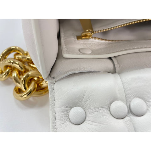 BOTTEGAVENETA The Chain Cassette Shoulder Bag white WS31772