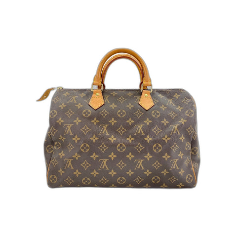 LOUIS VUITTON Speedy 35 Handbag Brown WS31774
