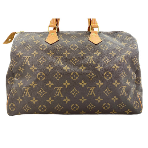 LOUIS VUITTON Speedy 35 Handbag Brown WS31774