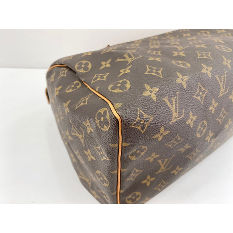 LOUIS VUITTON Speedy 35 Handbag Brown WS31774