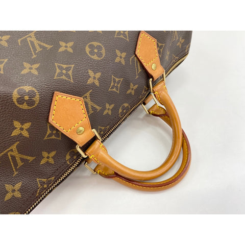 LOUIS VUITTON Speedy 35 Handbag Brown WS31774