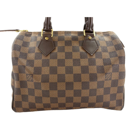 LOUIS VUITTON Speedy 25 Handbag Brown WS31778