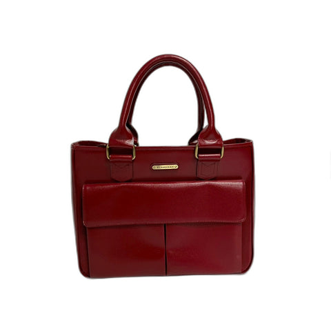 BURBERRY Shoulder Bag Handbag leather Red WS31779