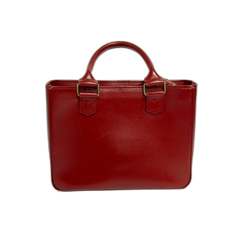 BURBERRY Shoulder Bag Handbag leather Red WS31779