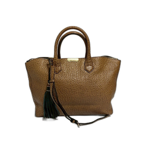 BURBERRY 2WAY Shoulder Bag Handbag leather Brown WS31781