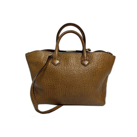 BURBERRY 2WAY Shoulder Bag Handbag leather Brown WS31781