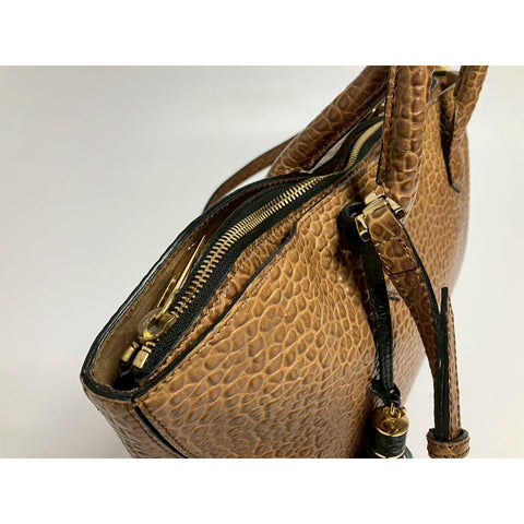 BURBERRY 2WAY Shoulder Bag Handbag leather Brown WS31781