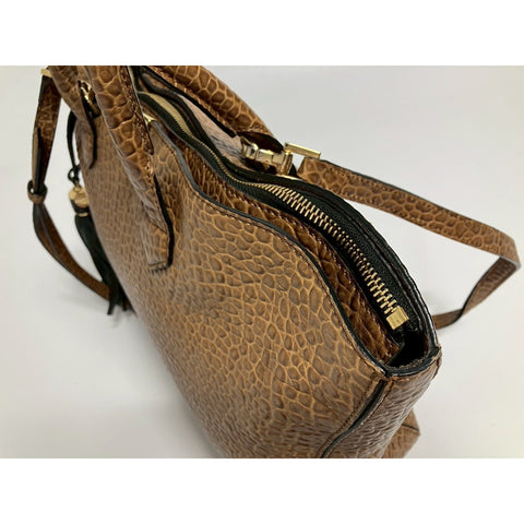 BURBERRY 2WAY Shoulder Bag Handbag leather Brown WS31781