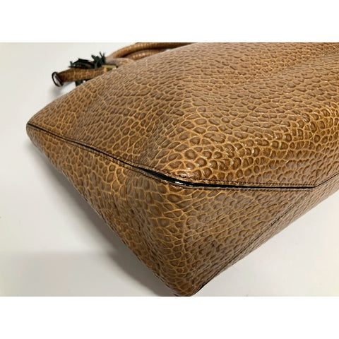 BURBERRY 2WAY Shoulder Bag Handbag leather Brown WS31781