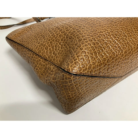 BURBERRY 2WAY Shoulder Bag Handbag leather Brown WS31781