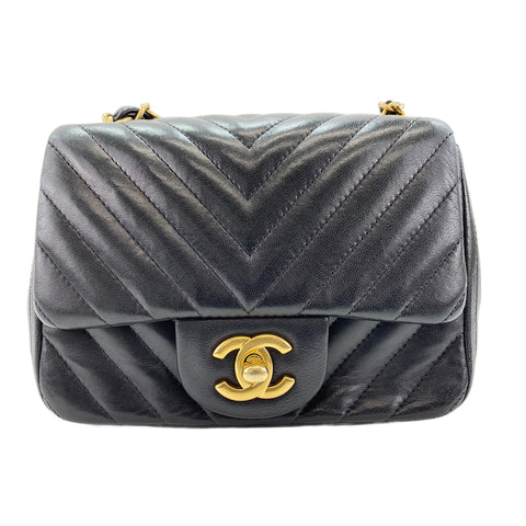 CHANEL Mini matrasse Shoulder Bag black WS31785