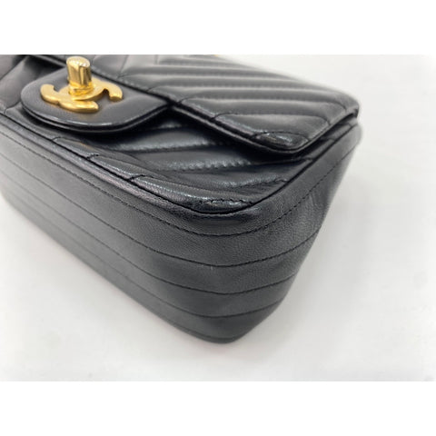 CHANEL Mini matrasse Shoulder Bag black WS31785
