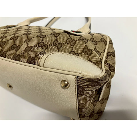 GUCCI ƒvƒŠƒ“ƒV�[ƒ‰ƒCƒ“ Handbag white WS31788