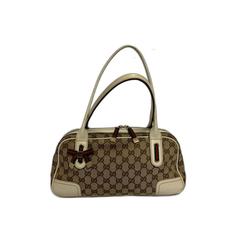 GUCCI ƒvƒŠƒ“ƒV�[ƒ‰ƒCƒ“ Handbag white WS31788