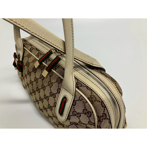 GUCCI ƒvƒŠƒ“ƒV�[ƒ‰ƒCƒ“ Handbag white WS31788