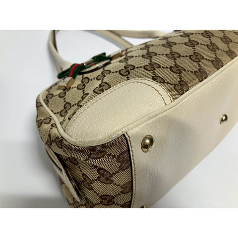 GUCCI ƒvƒŠƒ“ƒV�[ƒ‰ƒCƒ“ Handbag white WS31788