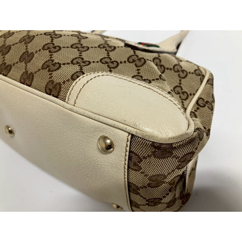 GUCCI ƒvƒŠƒ“ƒV�[ƒ‰ƒCƒ“ Handbag white WS31788
