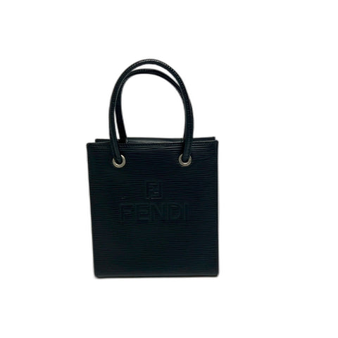 FENDI Handbag Handbag leather black WS31790