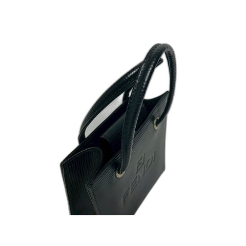 FENDI Handbag Handbag leather black WS31790