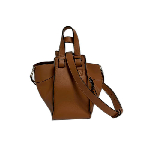 LOEWE hammock Shoulder Bag leather Brown WS31792