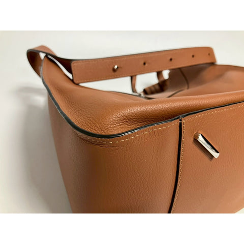 LOEWE hammock Shoulder Bag leather Brown WS31792