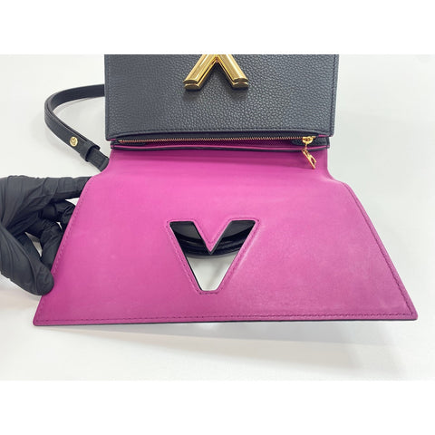 LOUIS VUITTON 2WAY Twist PM Handbag black WS31793