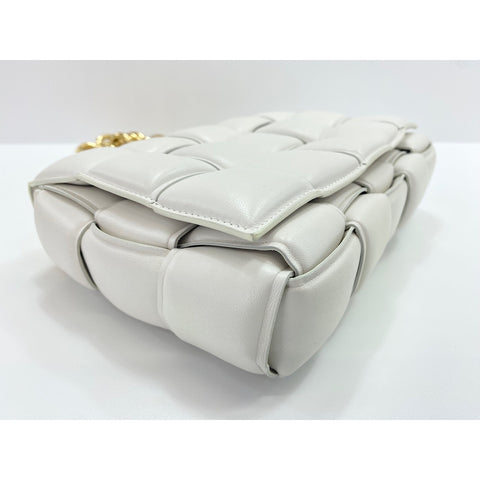 BOTTEGAVENETA 2-Way Cassette Handbag white WS31794
