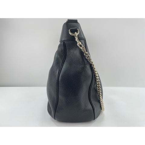 GUCCI 2-Way Horsebit Handbag black WS31798
