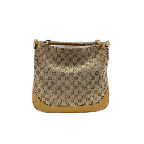 GUCCI 2WAY Sac à main en bambou Marron WS31805