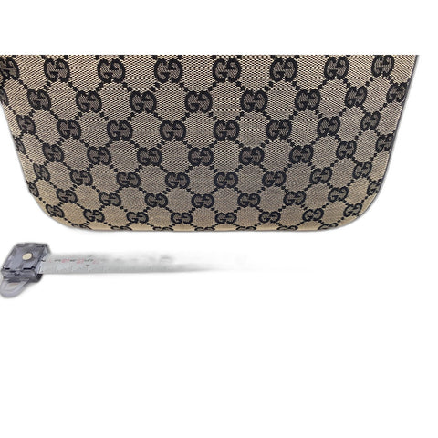 GUCCI GG canvas Shoulder Bag black WS31806