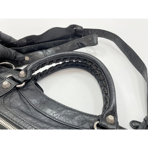 BALENCIAGA 2WAY Giant Town Handbag black WS31807