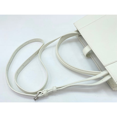 BALENCIAGA 2-Way Hourglass Handtasche weiß WS31811