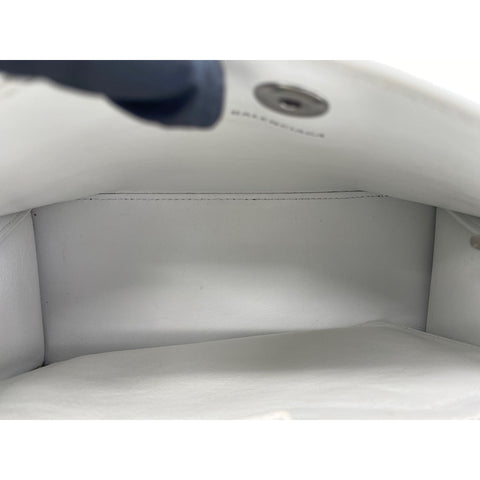 BALENCIAGA Sac à main sablier à 2 voies blanc WS31811