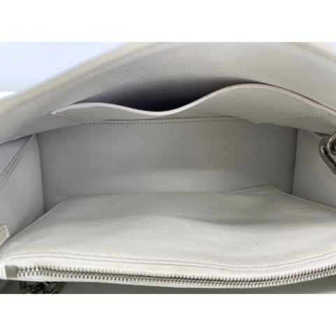 BALENCIAGA Sac à main sablier à 2 voies blanc WS31811