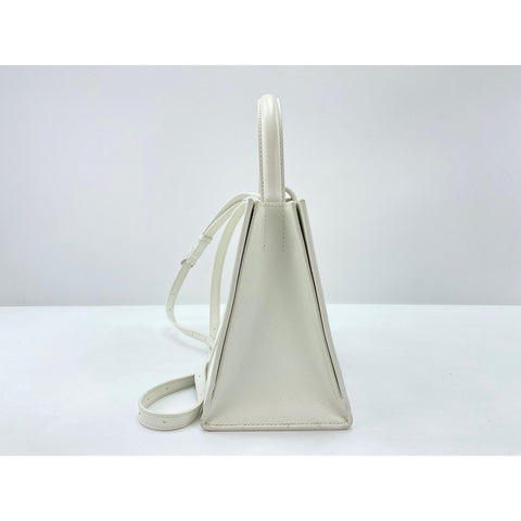 BALENCIAGA 2-Way Hourglass Handtasche weiß WS31811