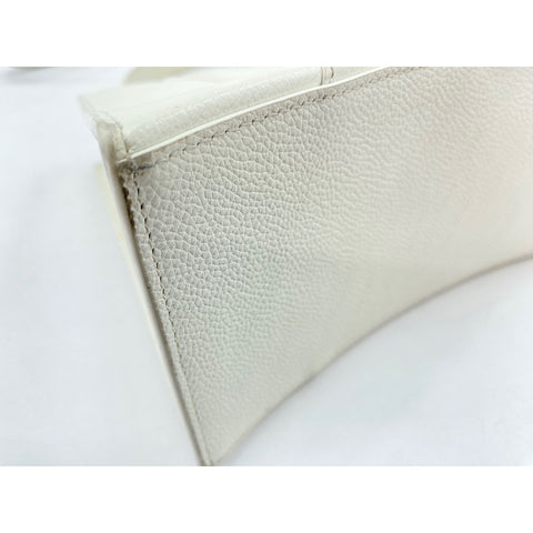 BALENCIAGA 2-Way Hourglass Handtasche weiß WS31811