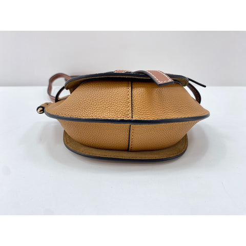 LOEWE Leather Gate Mini Shoulder Bag Brown WS31812