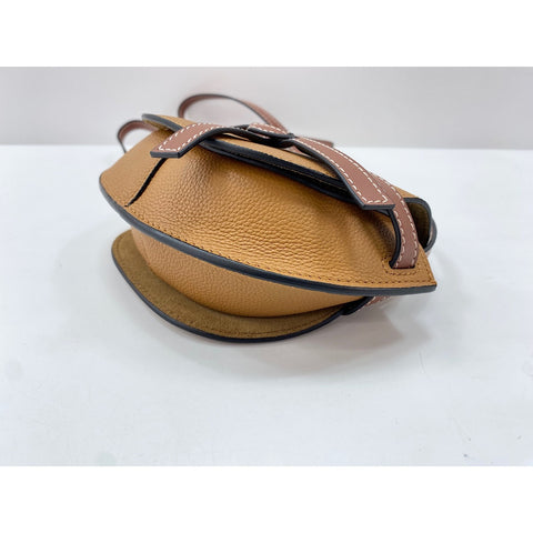 LOEWE Gate mini sac à bandoulière marron WS31812