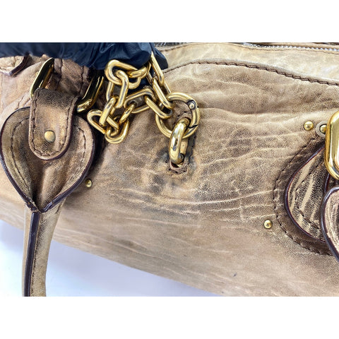 Chloe Paddington Handbag gold WS31815
